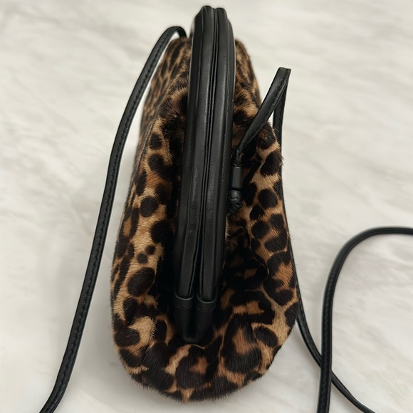 Banana Republic Hair Calf Leather Convertible Mini Bag - NWT - Picture 14 of 15